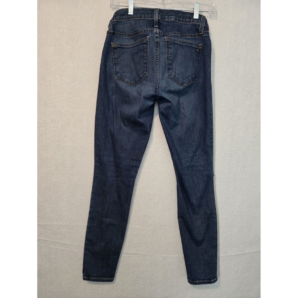 Madewell Maternity Skinny Jeans Size 28 Blue Denim Cotton Blend - Picture 14 of 15